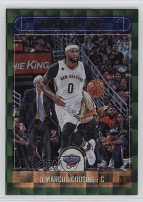 2017-18 Panini NBA Hoops Green 74/99 DeMarcus Cousins #160 w5c
