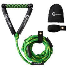 Wakesurf Rope with Handle, 25ft Adjustable Wake Surf Rope Floating Watersport...