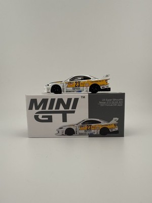 Nissan Silvia (S15) LB-Super Silhouette Works White - Mini GT MGT 00434 Open Box