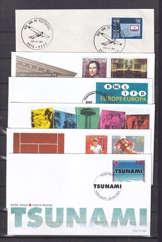 [LG78567] Belgium Nice Lot FDC First Day Cover UNG