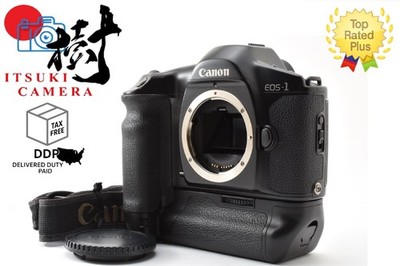 Near Mint Canon EOS-1 HS PB-E1 35mm SLR Film Camera Body with Strap From JAPAN
