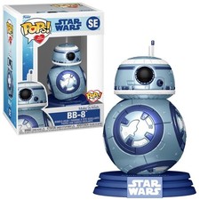 Funko POP! Figura Vinilo Star Wars BB-8 (Make A Wish) Azul Metálico Nueva