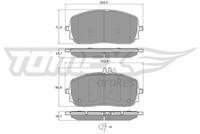 Tomex Brakes Bremsbelagsatz, Scheibenbremse TX 19-71 FüR MERCEDES-BENZ