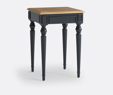 La Redoute bedside Table Trianon Black & Pine Wood Distressed RRP £189 OPEN BOX