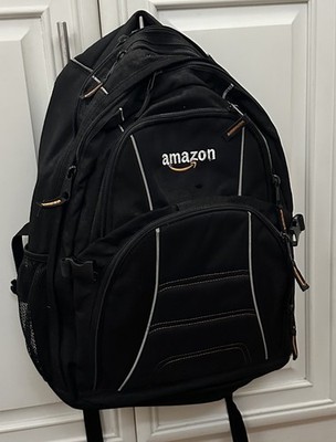 EUC Amazon Basics Laptop Backpack - Fits Up to 17-Inch Laptops, black