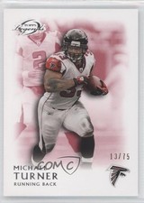 2011 Topps Gridiron Legends Red 13/75 Michael Turner #96 1b8