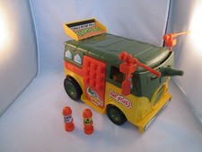 Vintage 1989 TMNT Party Wagon Teenage Mutant Turtle Van Playmates near complete