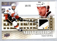 Roman Horak 2011-12 Upper Deck Materials Rookie Patch /25 #RM-RH Calgary Flames