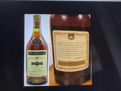 Martell Grande Fine Cognac / Importada dalla Spirit S.P.A. 