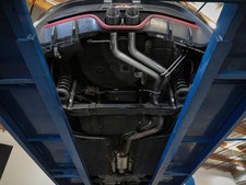 aFe Takeda 04 SS Axle-Back Exhaust Blue Flame for 2013-2017 Veloster L4-1.6L