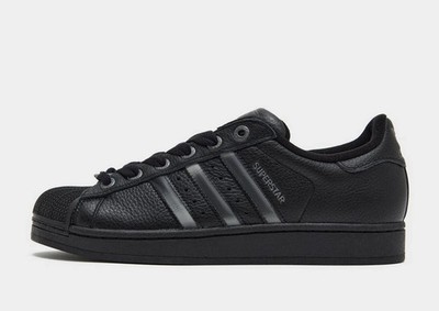 Adidas Originals Herren Superstar II Schuhe in Schwarz UK 8