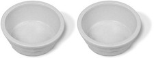 20 oz Heavyweight Crock Dish for Cats and Small Dogs 2 Pack Made in USA