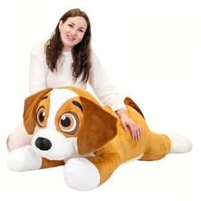 Large Dog Stuffed Animals, Big Stuffed Puppy Plush, Giant Puppy Large-39 inch