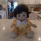 Vintage Mattel My Child Doll 1985 Blue Eyes w/Original Cabbage Patch Doll Dress