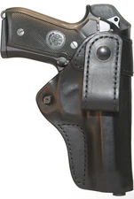 Blackhawk Black Leather Inside-The-Pants Holster, Right, Size 18, S&W MP 9/40 4”
