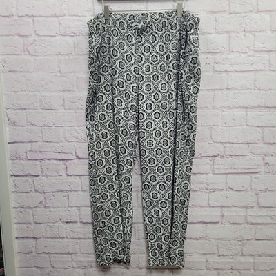 Old Navy Medallion Pattern Pixie Pants XXL Wide Leg Pocket Comfy Y2K Boho Casual