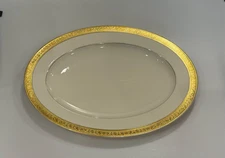 NEW Lenox Westchester Large 16" Oval Meat Turkey Serving Platter Plate