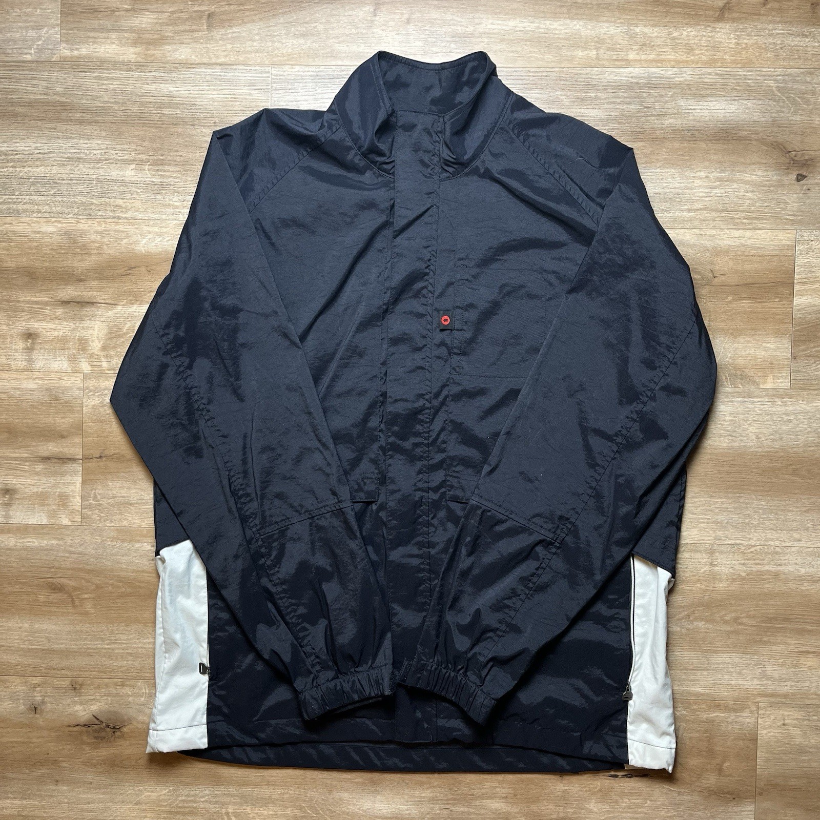 SACAI X NIKE Nike Giacca Antivento Uomo Grande Nera Ventilata Tempo Libero Corsa Pista Palestra Y2K