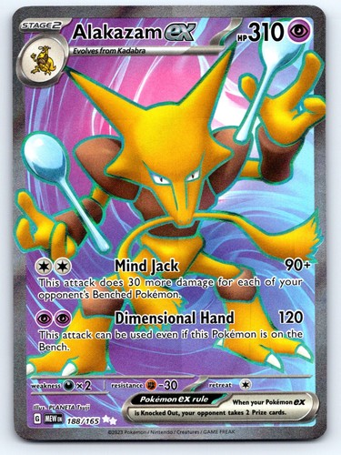 Alakazam ex SV: Scarlet & Violet 151 188/165 NM