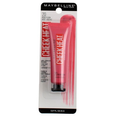 5 Pack Maybelline New York Sheer Gel-Cream Cheek Heat Blush, Rose Flush 20, 0...