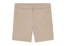 Kids StayCool Stretch Flat Front Khaki Shorts Lightweight Breathable Activewear