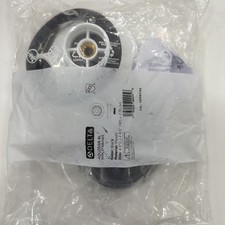 Delta 4-1/2" Kitchen Sink Flange  Strainer Matte Black Plastic ADU25GR-BL