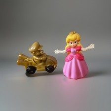 McDonald's Mario Kart 8 Deluxe Happy Meal Toys Gold Mario Princess