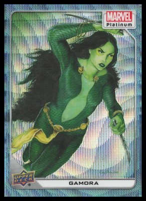 2023 Upper Deck Marvel Platinum #39 Gamora Blue Surge Card