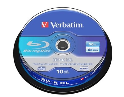 Verbatim 43746 BD-R DL 50GB 6x - 10 Pack Spindle 10 Pack S (Blu-ray) (UK IMPORT)