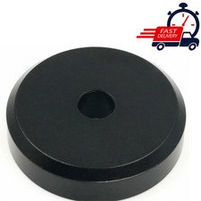 45 RPM Record Adapter Aluminum Turntable Adapter for Vinyl Record Player Black