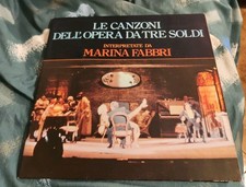 DISCHI VINILE 33 GIRI:  Le Canzoni dell'Opera Da Tre Soldi   Marina Fabbri
