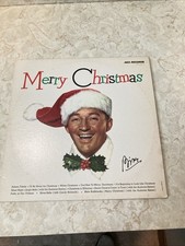 Bing Crosby Vintage Merry Christmas Vinyl Album LP MCA Records W Paper Insert