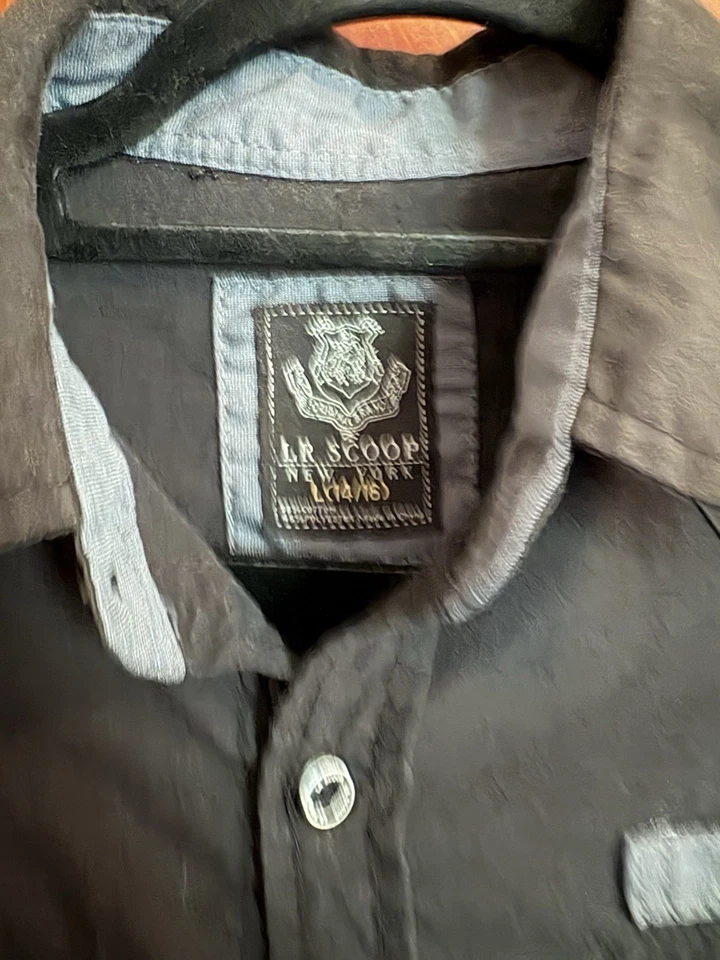 Black long sleeve shirt For Boy/Teenager - image 2 of 4