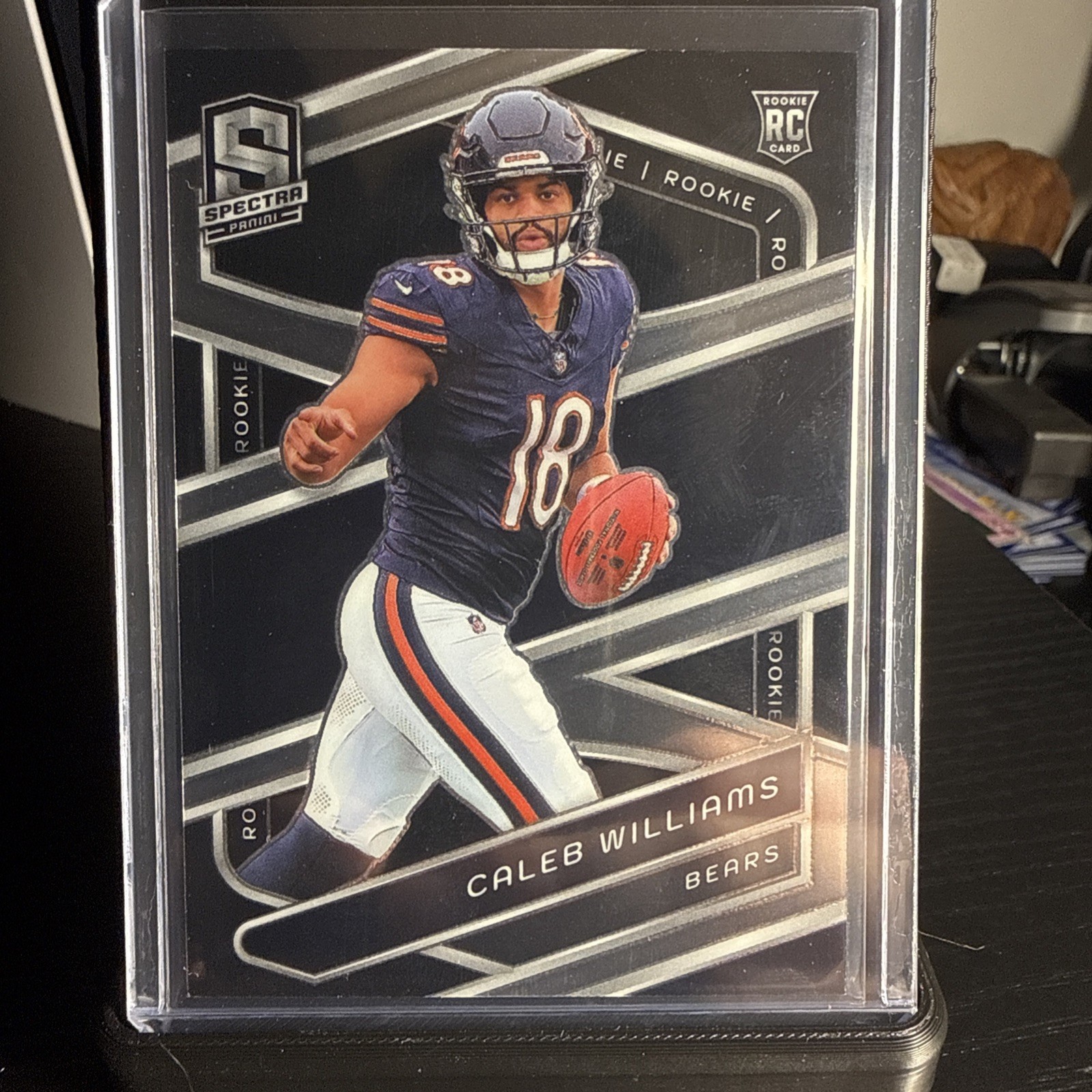 2024 Panini Spectra - Rookies Caleb Williams #111 Silver Prizm (RC)