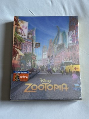 Zootopia Blufans Steelbook 3D+2D Blu-ray Double Lenticular Limited Edition