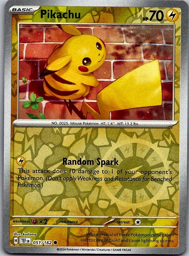 ポケモンカード ピカチュウ 051/162 Pikachu 051/162 SV05: Temporal Forces for sale | eBay