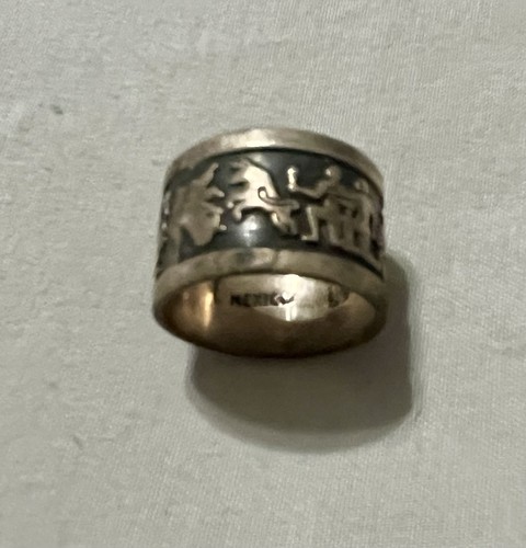 mexico Silver zodiac sign rings