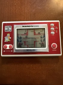 Nintendo Game and Watch Mario's Cement Factory ML-102, 1983 Tested New Battery