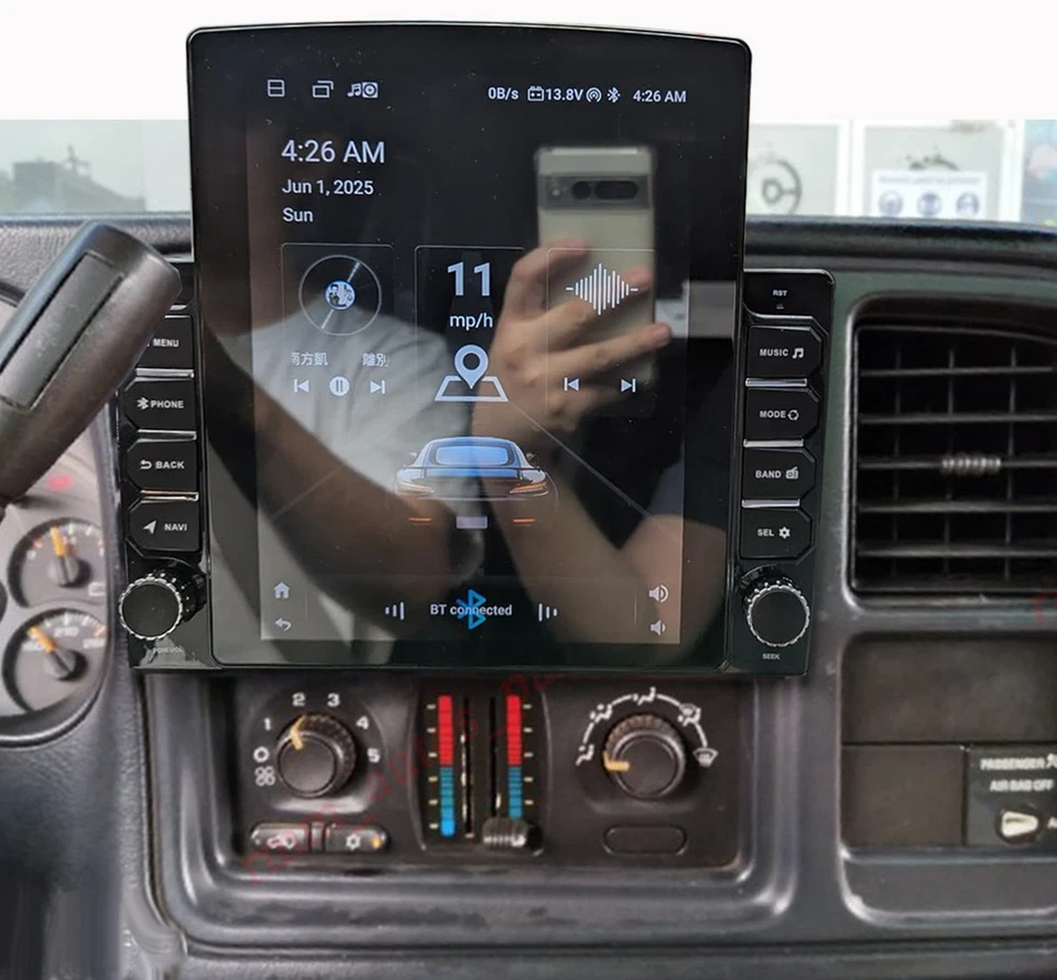 Para Chevrolet Avalanche 2002-2006 1500 2500 Carplay Coche Radio Estéreo Android Foto 3 de 4