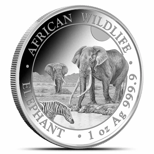 2026 Somalia Silver Elephant 1 oz — photo from the most recent tracked eBay sale
