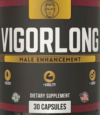 VigorLong Mens Health Dietary Supplement Now In 30 Capsule Bottles
