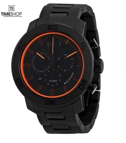 Movado Men's 3600190 'Bold' Chronograph Black Titanium Watch