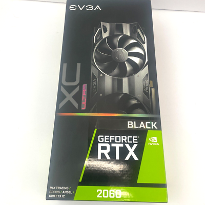EVGA GeForce RTX XC Ultra 2060 6GB グラボ EVGA GeForce RTX 2060 XC Ultra Black Gaming 6GB GDDR6 Graphics