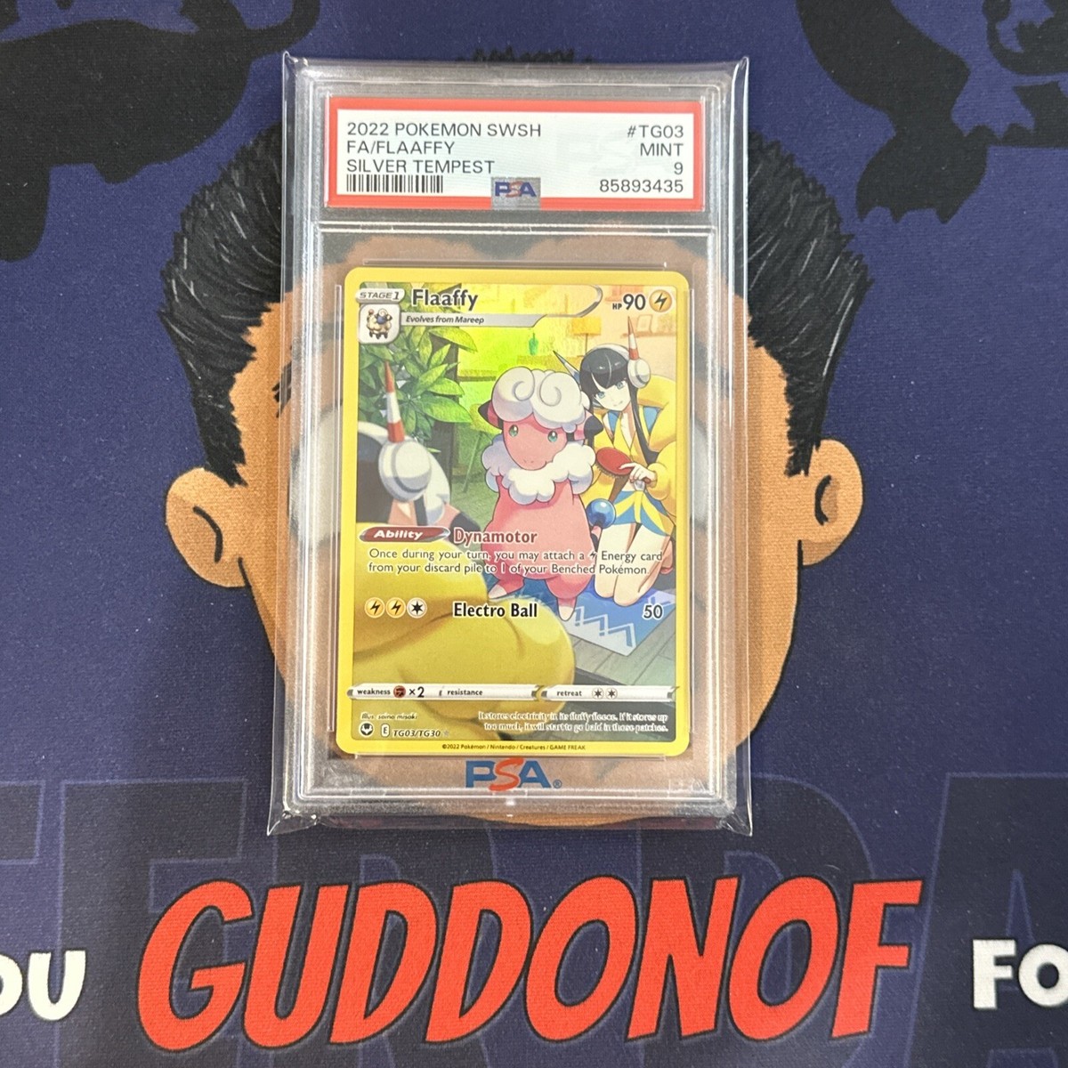 PSA 9 MINT 2022 Pokemon Silver Tempest FLAAFFY TG03 Full Art Rare