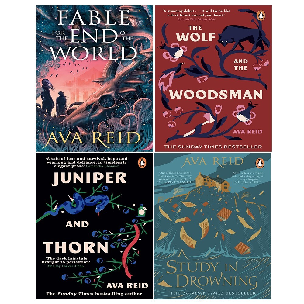 Ava Reid Collection 4 Books Set Juniper Thorn,Wolf Woodsman,Fable For End World