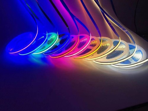 COB LED Strip 320 LEDs High Density Flexible COB LED Lights DC12V 24V RA80 10mm - Picture 9 of 26