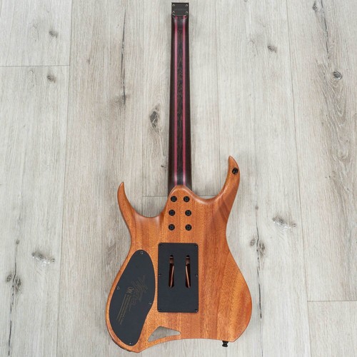 Mayones Hydra Elite PRO 6 Headless Guitar, CSL Tremolo, Trans Natural Satine - Picture 5 of 11
