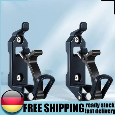 2pcs Durable Metal Rubber Clamp Wall Mounting Kit Shovel Mount for Roof Rack