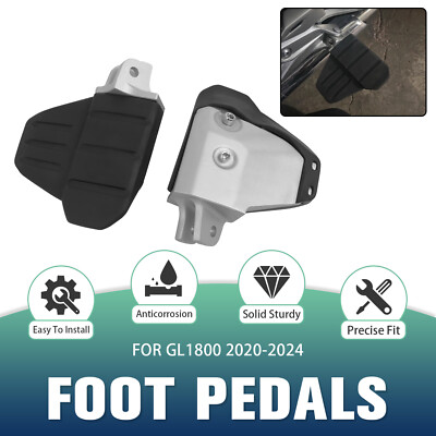 Rider Driver Front Footrests Foot Pegs For Honda Goldwing GL 1800 2018-2024