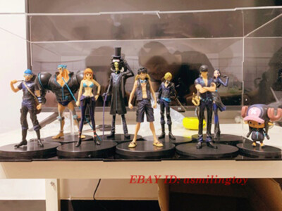 コミック・アニメ ONE PIECE 9 figures 9 pcs Anime One Piece Action figure set luffy Figure Model Toys